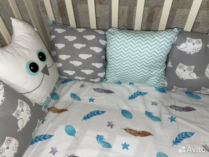 Бортики для кроватки. Подушка-позиционер