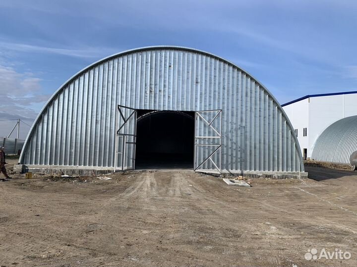 Бескаркасные ангары