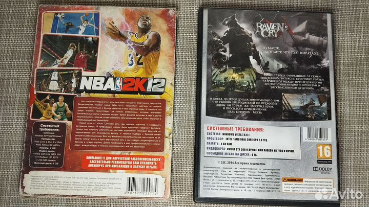 Игры на дисках для PC. NBA 2K12. Raven's Cry