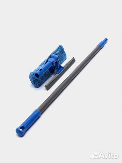 Швабра со скребком для мытья окон Magic