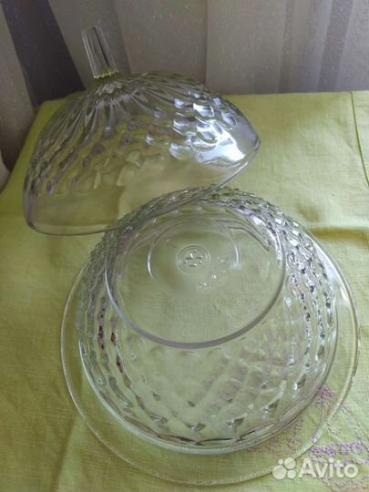 Конфетница стекло СССР