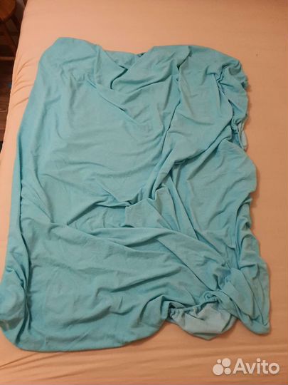 Простынь махровая на резинке 160 200