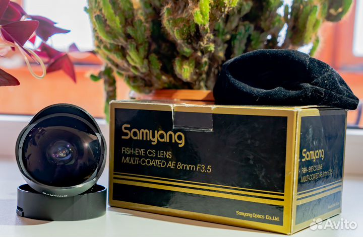 Объектив Samyang 8mm 1/3.5 fish-eye Nikon F