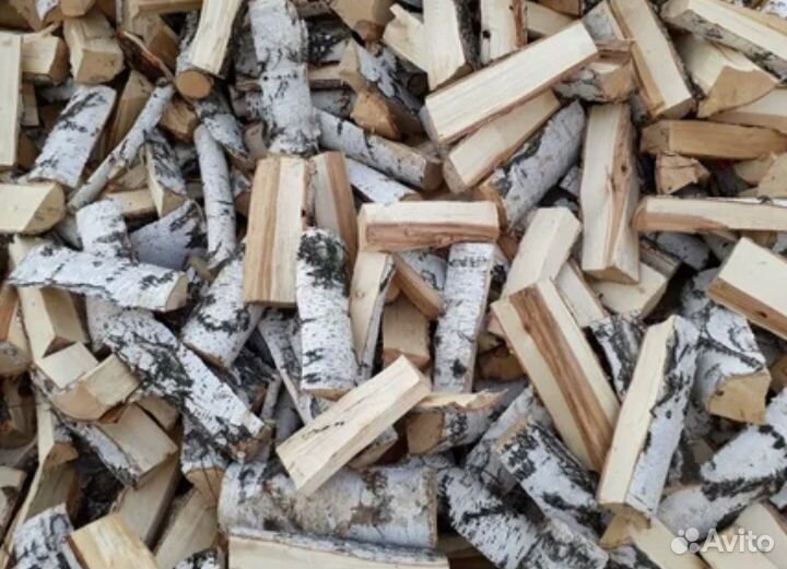 Дрова березовые колотые сухие