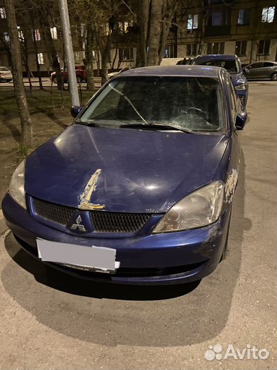 Mitsubishi Lancer 1.6 AT, 2005, битый, 210 000 км