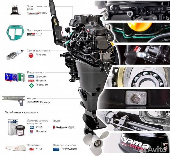 Лодочный мотор Toyama F5BMS