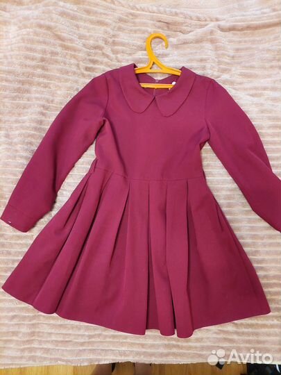 Школьная форма для девочки 128 бордовая