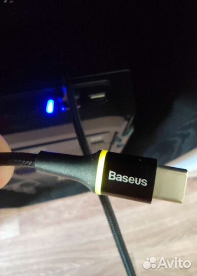 USB Tupe-C кабель Baseus с подсветкой