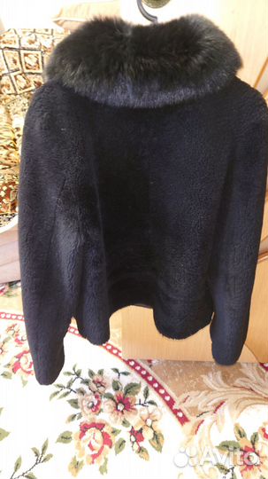 Натуральная шуба из мутона