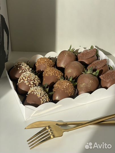 Клубника в шоколаде, клубничный букет, набор