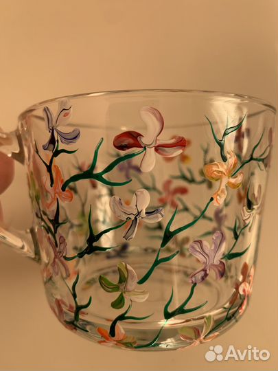 Кружка с витражной росписью