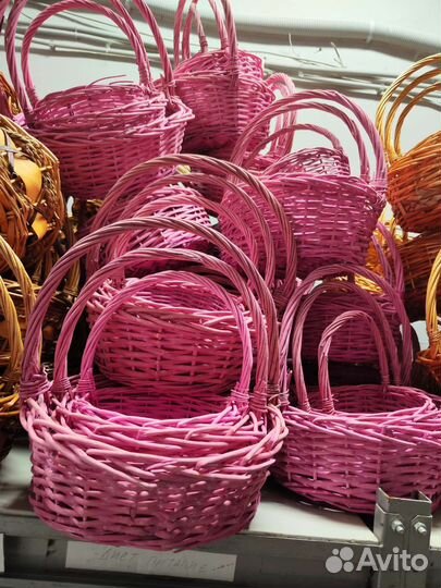 Корзины плетеные оптом со склада