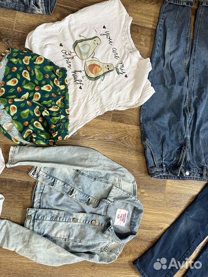 Пакет одежды на девочку 134-140