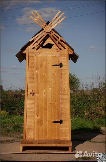 Дачный туалет с установкой