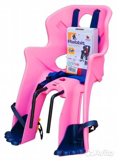 Велокресло Bellelli Rabbit HandleFix цв. розовый
