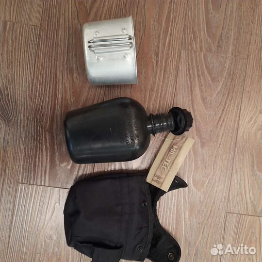 Фляга армейская с чехлом и кружкой