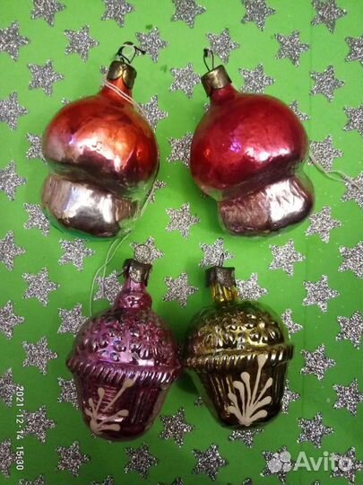 Елочные игрушки СССР