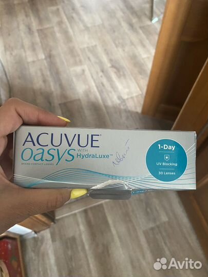 Линзы контактные