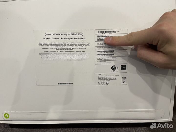 Macbook pro 14 m2 16 512 silver