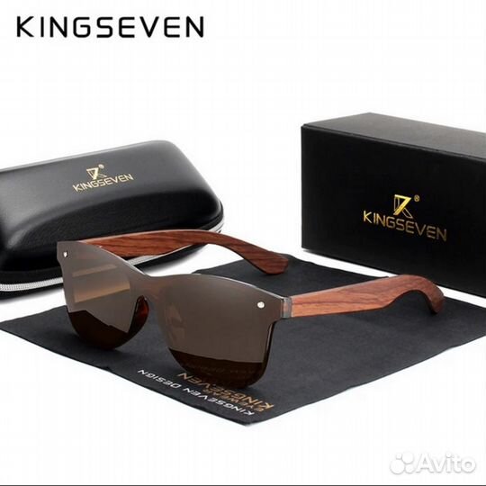 Солнцезащитные очки Kingseven Bubinga Wood (NEW)