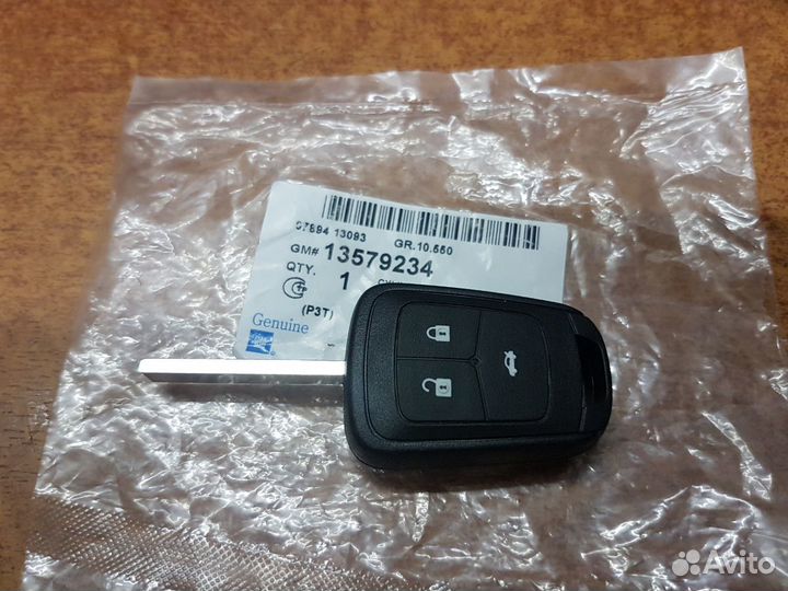 Ключ заготовка Chevrolet Aveo T300