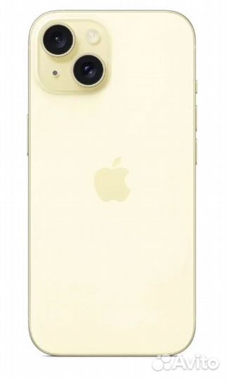Смартфон Apple iPhone 15 256GB nanoSim+eSim (Желт