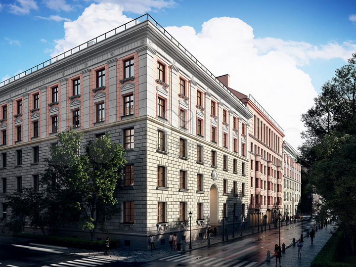 3-к. квартира, 129 м², 2/6 эт.