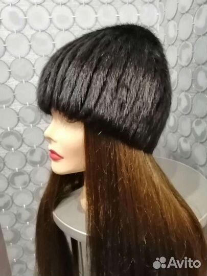 Шапка-резинка из норки