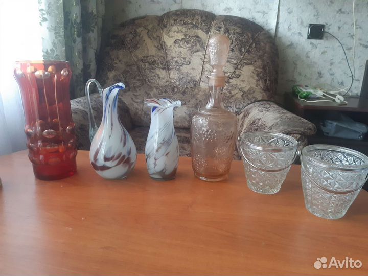 Хрусталь СССР Цветное стекло СССР