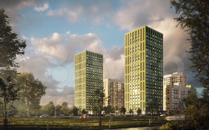 1-к. квартира, 36 м², 19/25 эт.