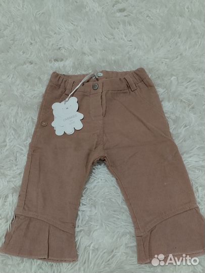 Вельветовые брюки для девочки