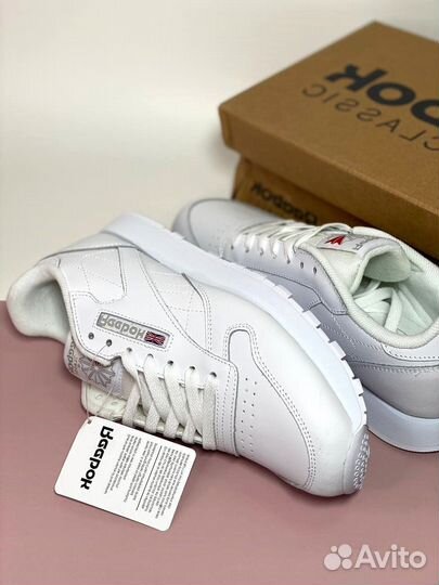 Кроссовки мужские reebok classic кожа