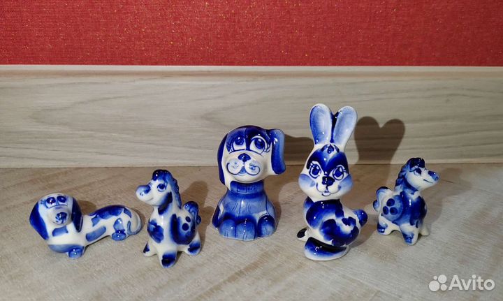 Фигурки декоративные Гжель