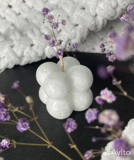 Ароматическая свеча ручной работы