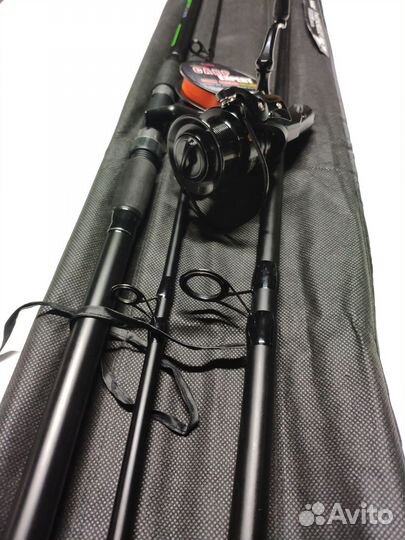 Комплекты для ловли карпа удочка + катушка + леска