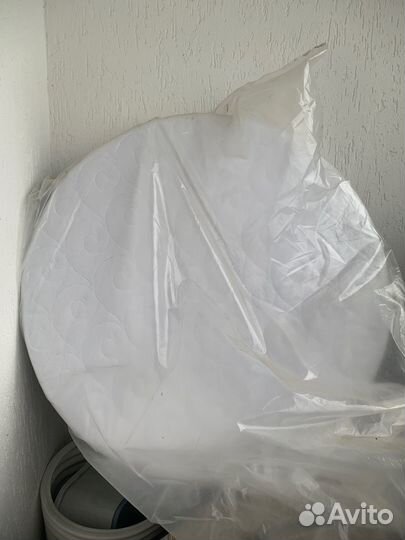 Матрас для детской кроватки круглый