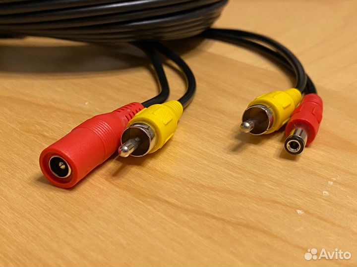 Кабель RCA+питание 30 метров