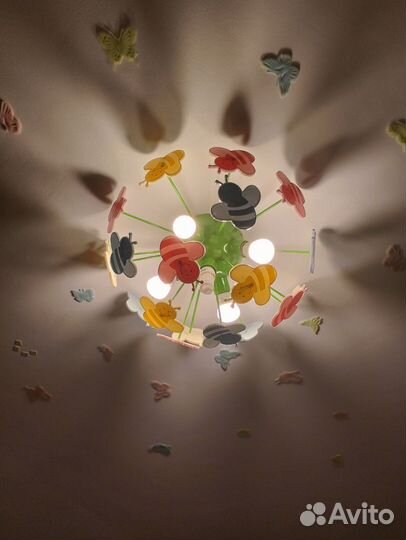 Люстра в детскую комнату