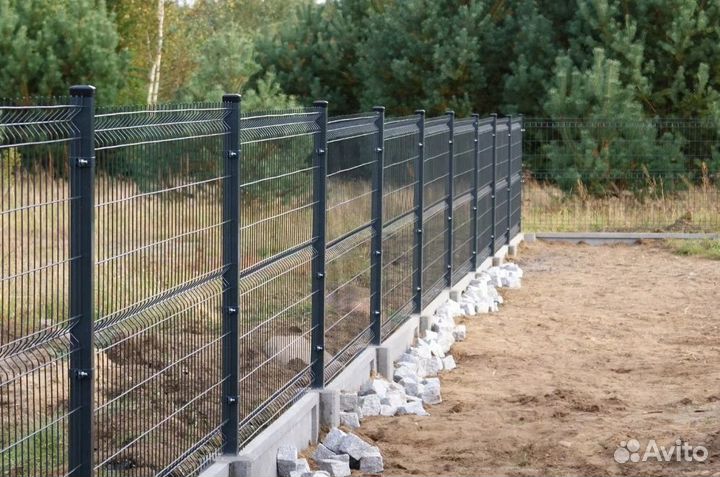 Забор из 3D сетки ,ворота, калитки быстро