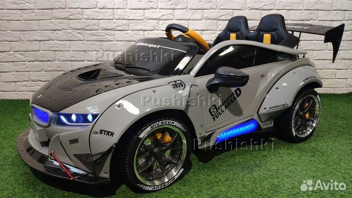 Детский электромобиль BMW G007GG серый