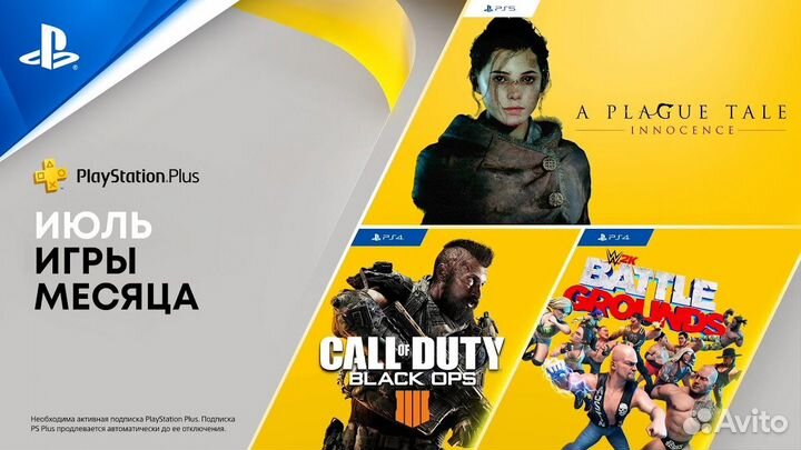 PS Plus 1,3,12 месяцев RU PS4/5 b-4665