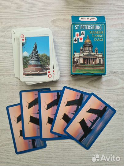 Игральные карты 2 колоды новые