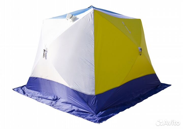 Зимняя палатка для рыбалки стэк куб-4 дышащая