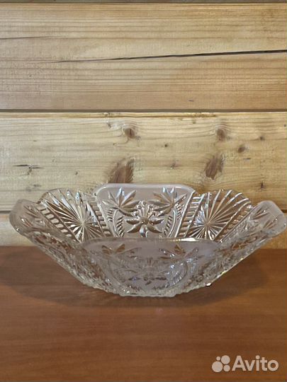 Вазы-салатники хрусталь СССР
