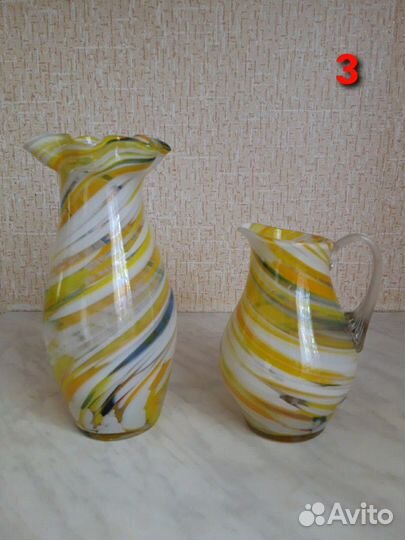 Сервиз, ваза, графин