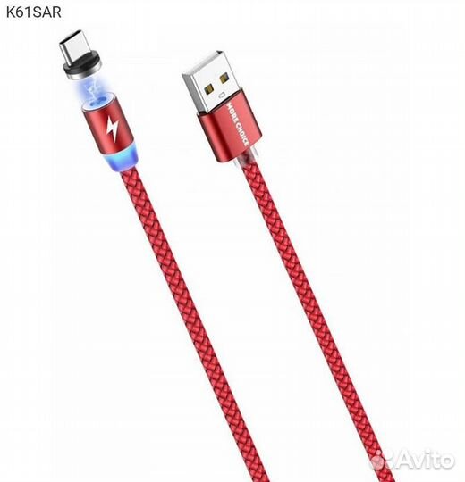 USB кабель More choice Magnetic K61SA USB Type C