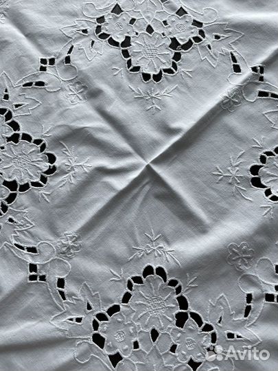 Скатерть винтажная хлопок наперон Германия