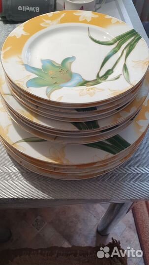 Набор тарелок фарфор