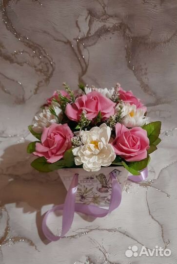 Мыльные цветы