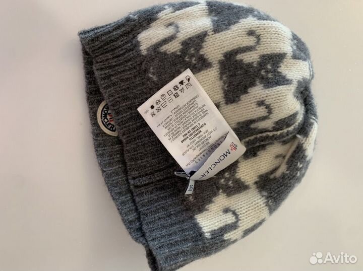 Шапка Moncler Монклер оригинал из шерсти